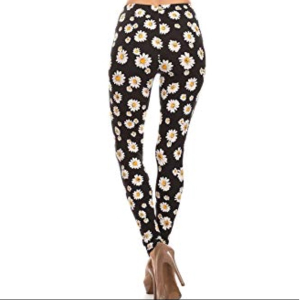 Printed fashion daisy leggings - Picture 2 of 3